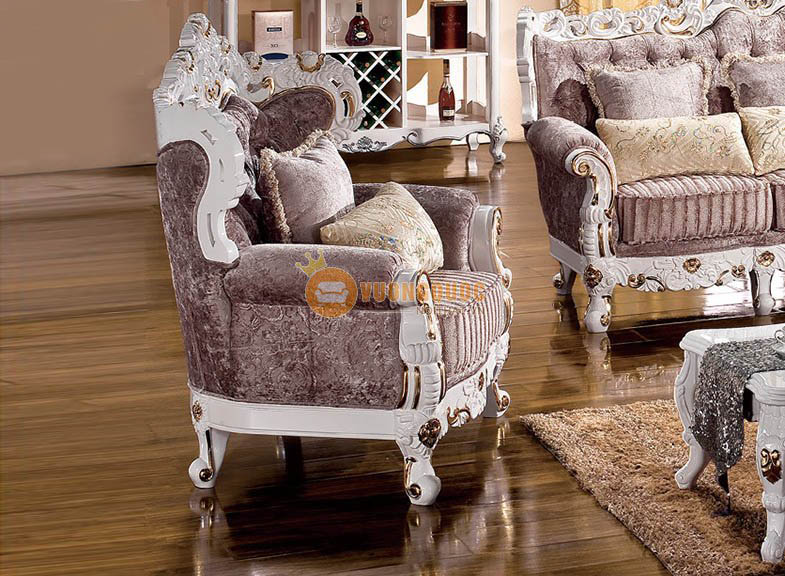 Bộ sofa nỉ phong cách Châu Âu RA901B