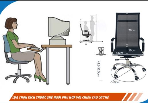 Tiêu chuẩn về kích thước bàn ghế làm việc đúng khoa học