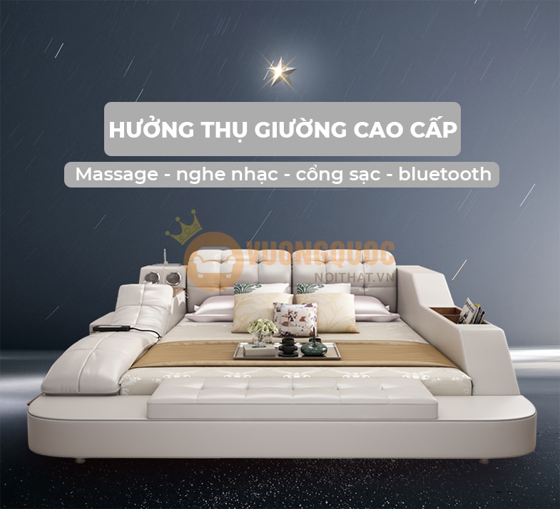 Giường ngủ đa năng tiện ích cao cấp YFC822 tổng quan