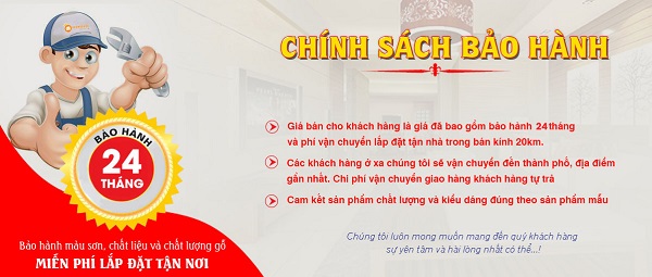 Dịch vụ tận tâm, bảo hành lâu dài