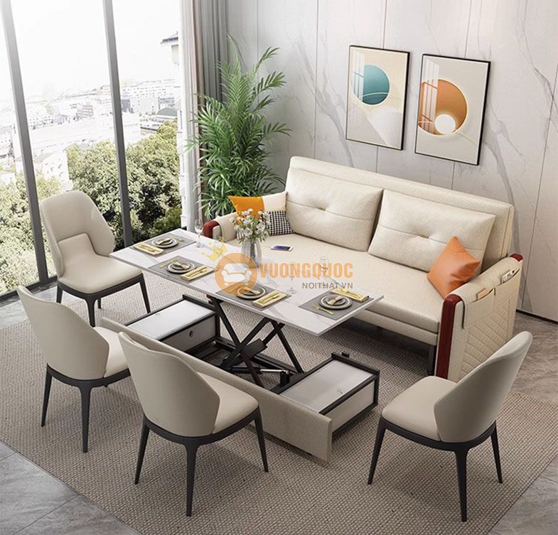 Bộ sofa thông minh cao cấp kèm bàn trà đa năng YC08